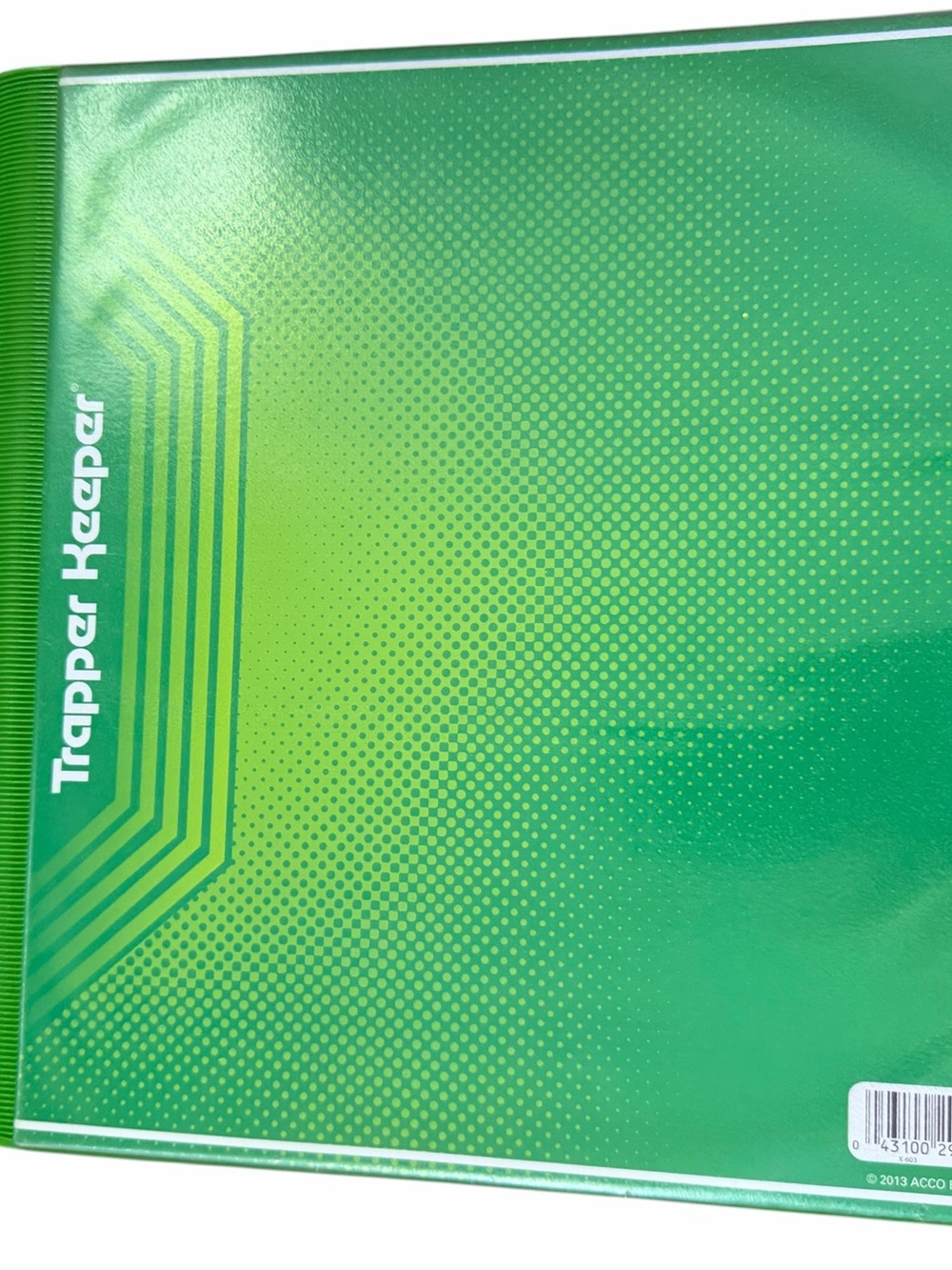 VTG ‘13 Trapper Keeper Green Accordion Document Organizer - Picture 4 of 9